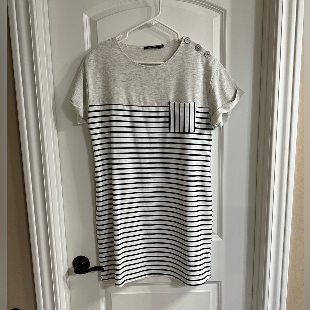 Doe & Rae Stripped Dress with pockets
